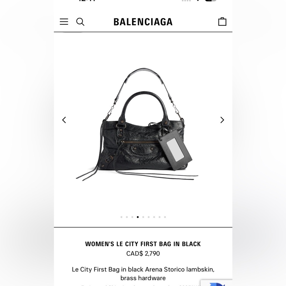 Balenciaga First Bag Le City Bag Greige - Picture 9 of 13